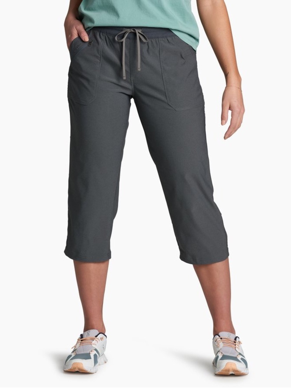 Kuhl TREKR PULL-ON KAPRI (Capri) Women’s size 2 Charcoal
